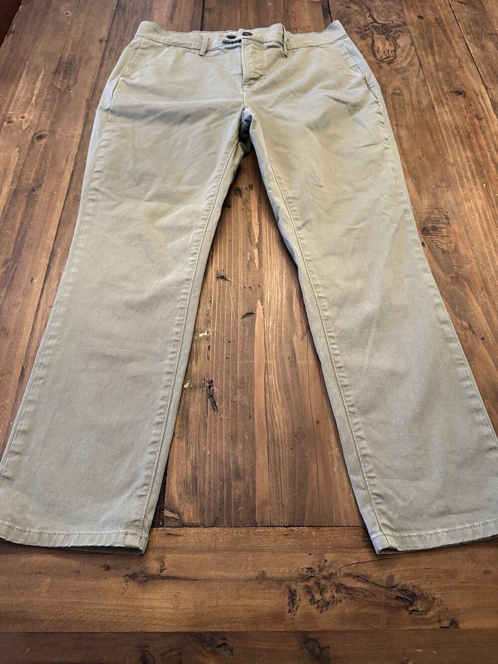 Frame Women’s Size 26 Straight Leg OD Green Jeans Khaki Pants Preppy Classic
